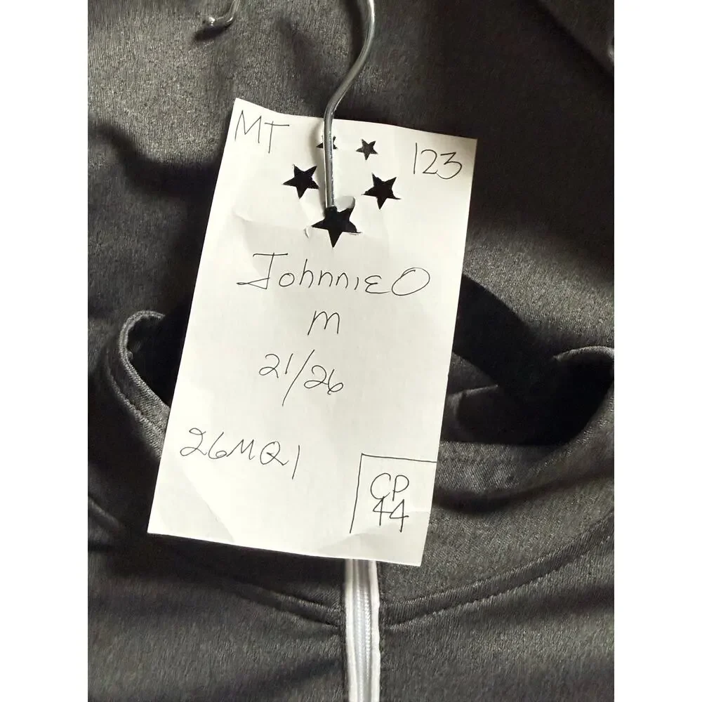 Johnnie-O Shirt Men's Medium Quarter Zip Gray Long Sleeve